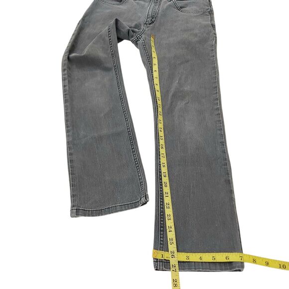 RVCA Regvlars Jeans Mens 30x27 Gray Straight Leg Cotton Blend Casual Work Denim - Picture 11 of 11